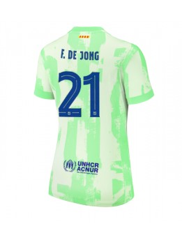 Barcelona Frenkie de Jong #21 Replika Tredje Kläder Dam 2024-25 Kortärmad